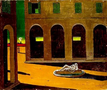 イタリアの広場ジョルジョ・デ・キリコ 形而上学的シュルレアリスム Oil Paintings